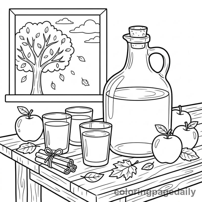Autumn Apple Cider - Colored reference example