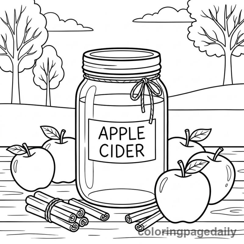 Autumn Apple Cider - Colored reference example