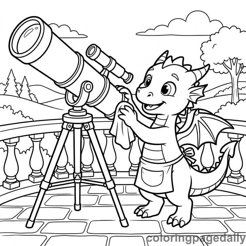 Baby Dragon Polishing Telescope - Colored reference example