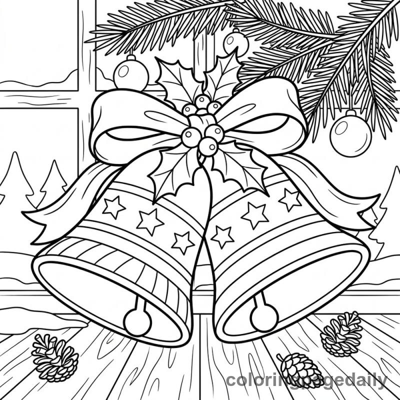 Christmas Silver Bells - Colored reference example