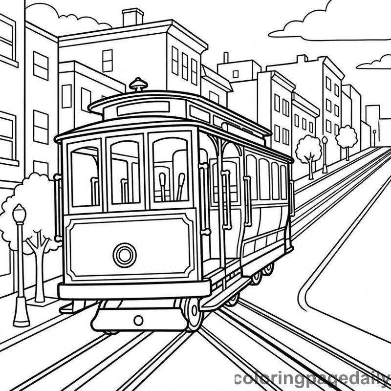 City Cable Car - Colored reference example