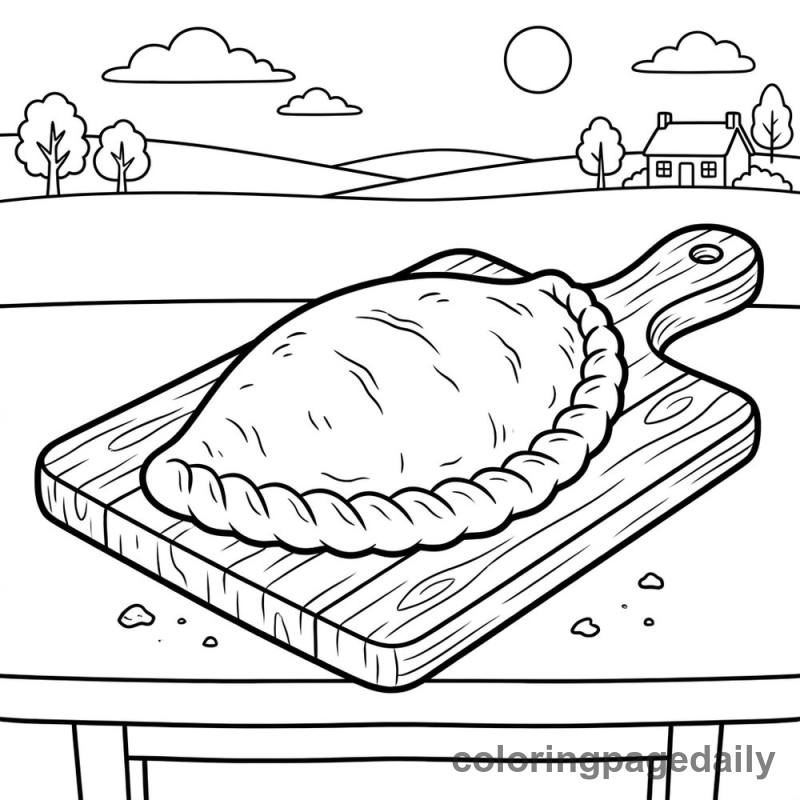 Cornish Pasty Treat - Colored reference example