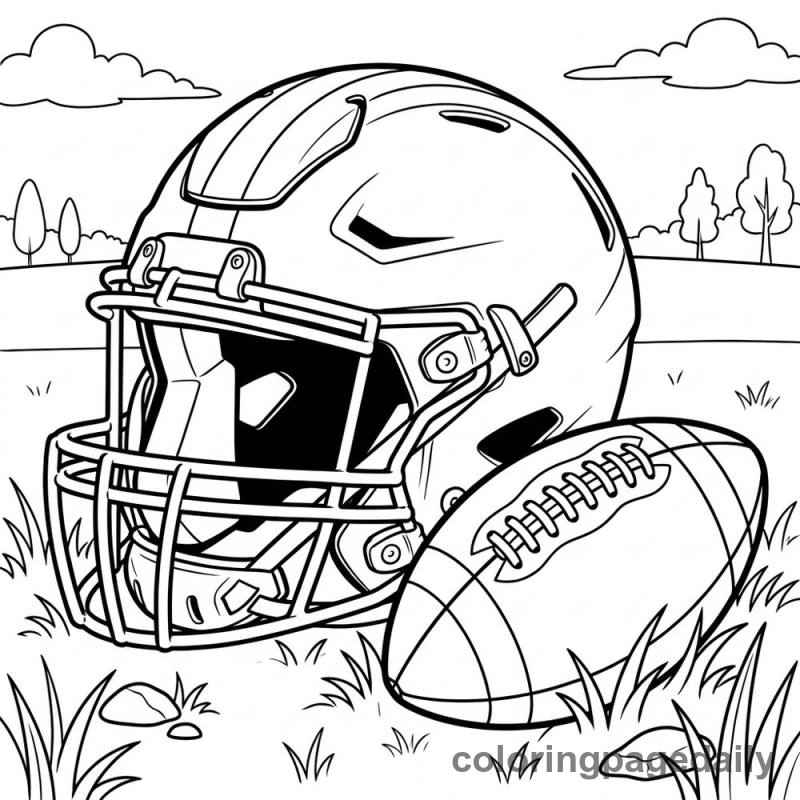 Football Gear Ready - Colored reference example