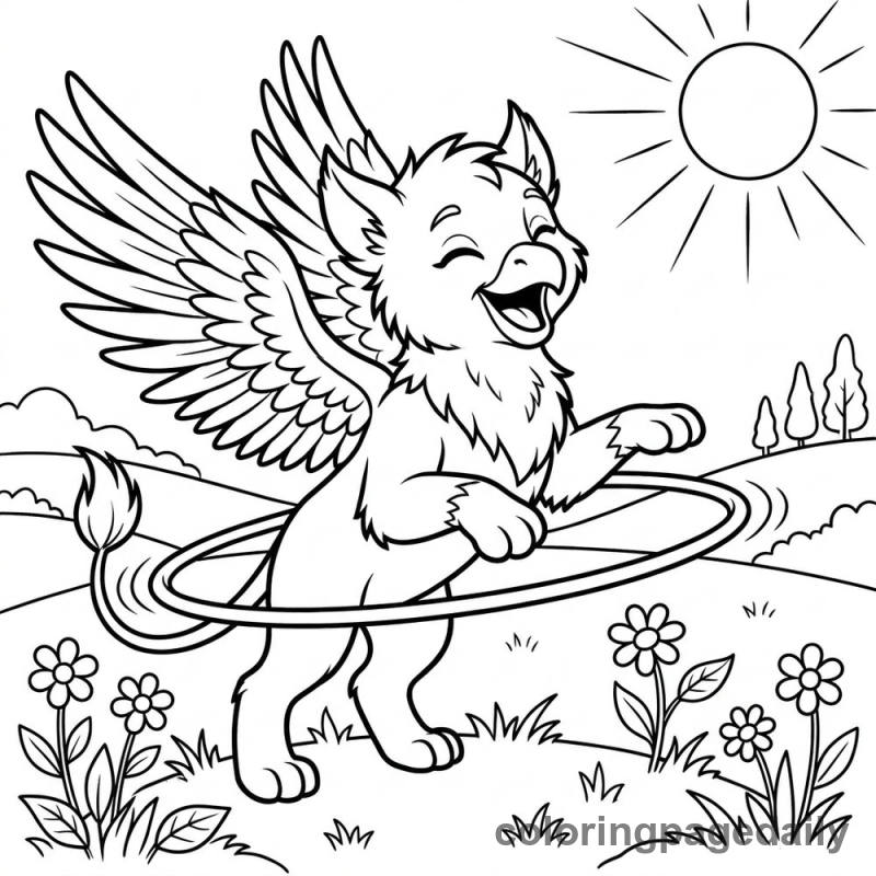 Griffin Hula Hooping - Colored reference example