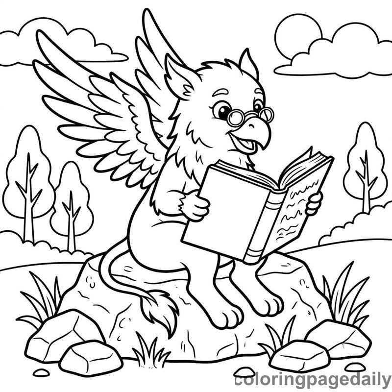 Griffin Reading Book - Colored reference example