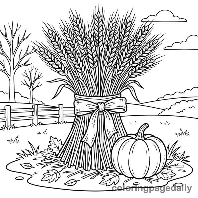 Harvest Wheat Bundle - Colored reference example