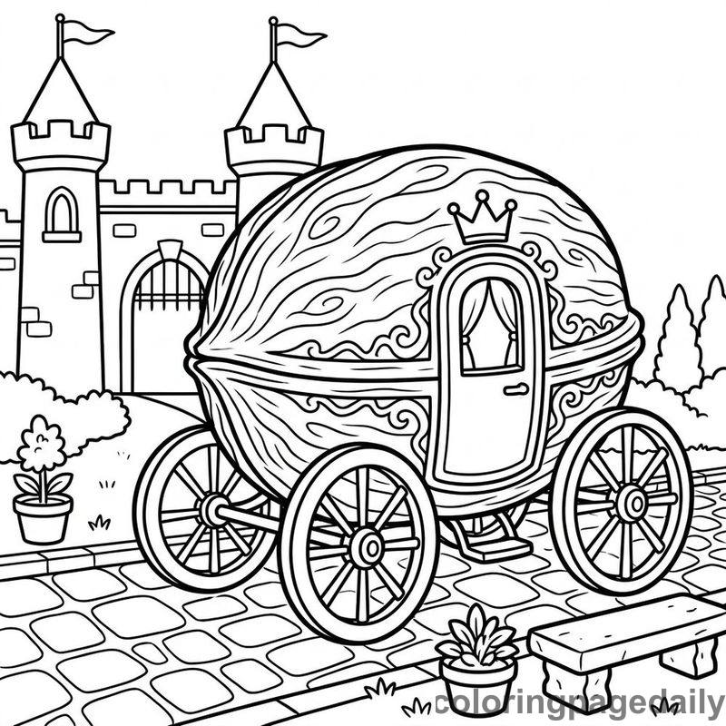 Magical Walnut Royal Carriage - Colored reference example