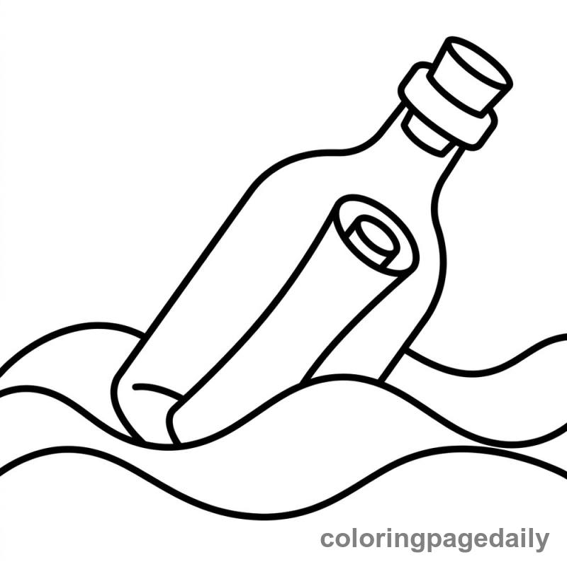 Message in a Bottle - Colored reference example