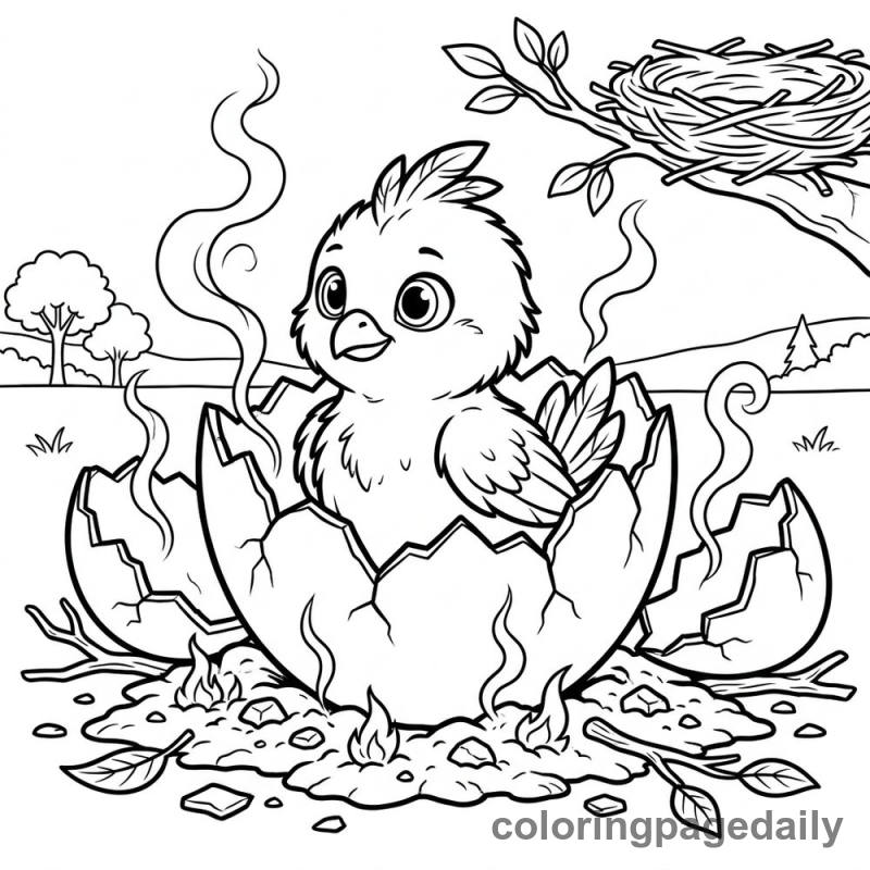 Phoenix Chick's First Look - Colored reference example
