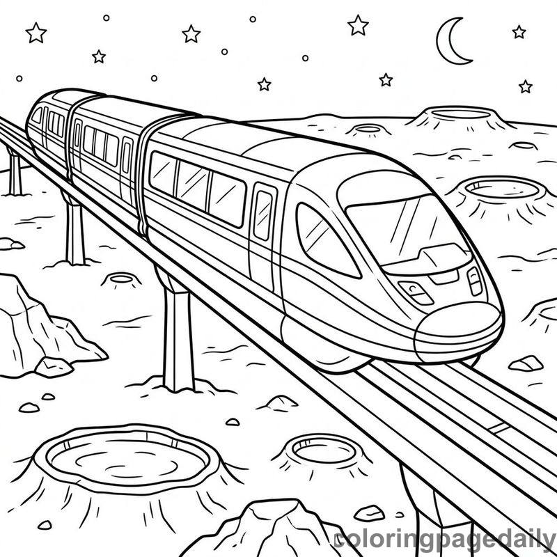 Planetary Monorail Gliding - Colored reference example