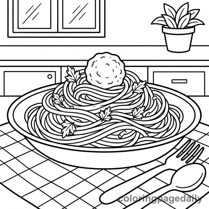 Spaghetti Mountain - Colored reference example