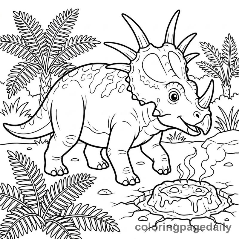 Styracosaurus by Mud Pot - Colored reference example