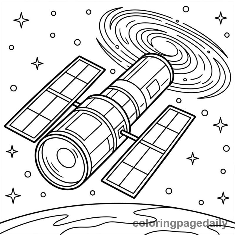 Telescope's Galactic Gaze - Colored reference example