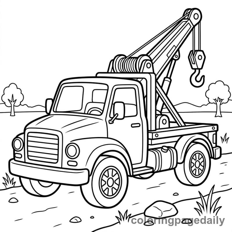 Tow Truck Ready - Colored reference example
