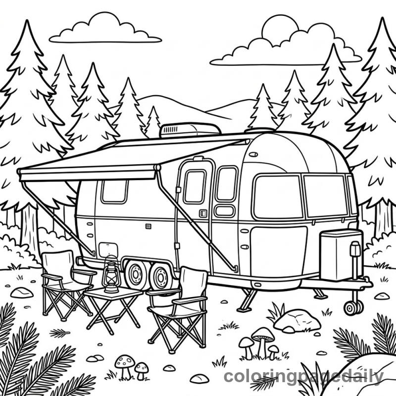 Silver Sparkle’s Great Forest Adventure - story illustration coloring page